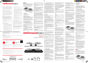 Manual de uso Mellerware 27200SD Helios Placa