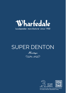 Bruksanvisning Wharfedale Super Denton Högtalare