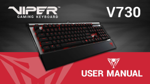 Handleiding Viper V730 Toetsenbord