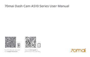 Hướng dẫn sử dụng 70Mai A510 Camera hành động