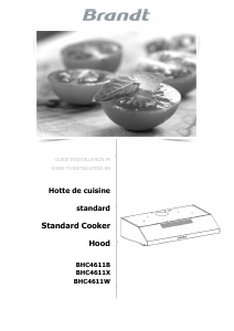 Manual Brandt BHC4611B Cooker Hood