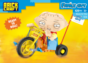 Manual Brickcraft set 72199 Family Guy Stewie on trike