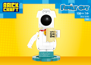 Manual Brickcraft set 72221 Family Guy Brian Griffin