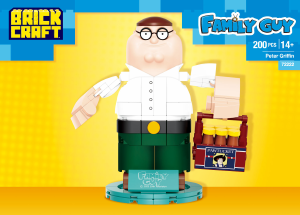 Manual Brickcraft set 72222 Family Guy Peter Griffin