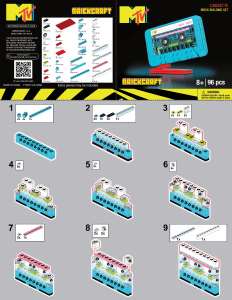 Manual Brickcraft set 72008 MTV Cassette