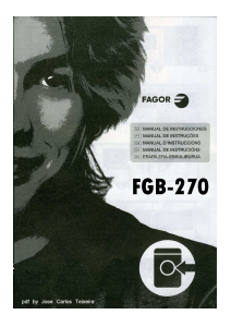 Manual de uso Fagor FGB-270 Lavadora