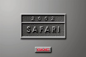 Bruksanvisning GMC Safari (2002)