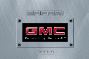 Handleiding GMC Safari (2000)
