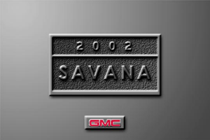 Handleiding GMC Savana (2002)
