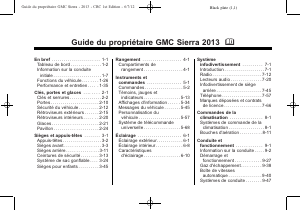 Mode d’emploi GMC Sierra HD (2013)