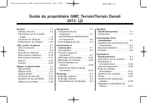 Mode d’emploi GMC Terrain (2013)