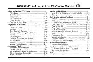 Manual GMC Yukon XL (2006)