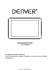 Handleiding Denver TAQ-70242MK2 Tablet