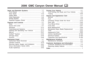 Handleiding GMC Canyon (2006)