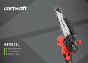 Bedienungsanleitung Greencut GSM216L Kettensäge