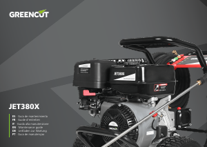 Manual de uso Greencut JET380X Limpiadora de alta presión