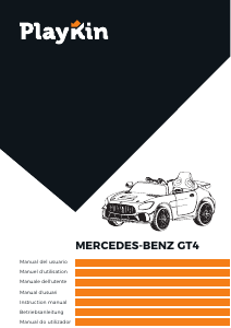 Manual Playkin Mercedes-Benz GT4 Kids Car