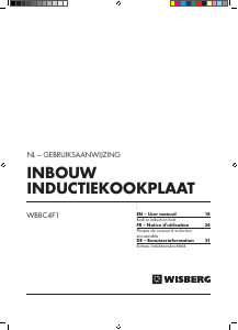 Handleiding Wisberg WBBC4F1 Kookplaat