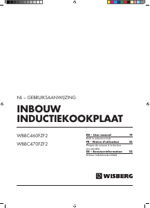 Handleiding Wisberg WBBC460FZF2 Kookplaat