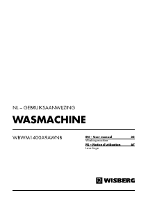 Bruksanvisning Wisberg WBWM1400A9AWNB Tvättmaskin