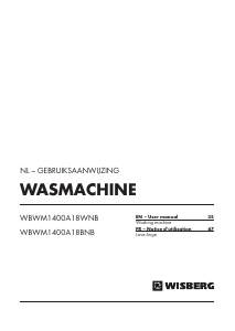 Bruksanvisning Wisberg WBWM1400A18BNB Tvättmaskin