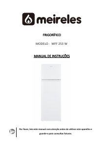 Manual Meireles MFF 253 W Frigorífico combinado