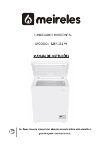 Manual Meireles MFA 151 W Congelador