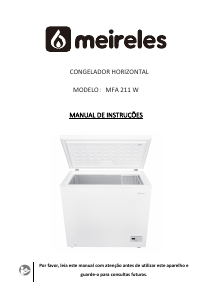 Manual de uso Meireles MFA 211 W Congelador