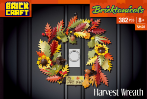 Manual Brickcraft set 72425 Bricktanicals Harvest wreath 2in1