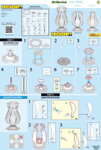 Manual Brickcraft set 72004 Bricktanicals 3in1 vase