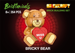 Manual Brickcraft set 72180 Bricktanicals Bricky bear