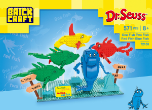 Manual Brickcraft set 72153 Dr. Seuss One fish two fish red fish blue fish