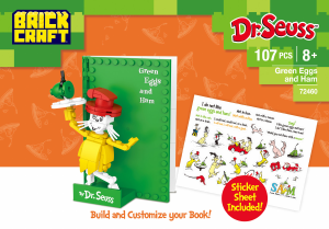Manual Brickcraft set 72460 Dr. Seuss Green eggs & ham book