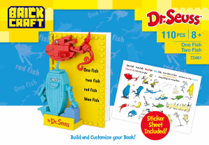Manual Brickcraft set 72461 Dr. Seuss One fish two fish book