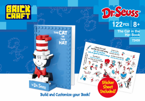 Manual Brickcraft set 72459 Dr. Seuss The cat in the hat book