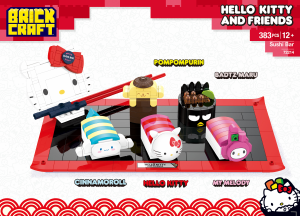 Manual Brickcraft set 72214 Hello Kitty Sushi bar