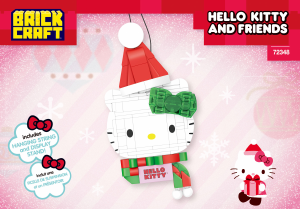 Manual Brickcraft set 72348 Hello Kitty Decoration