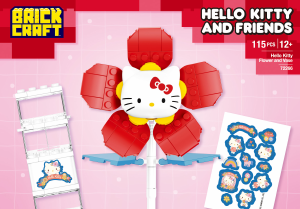 Manual Brickcraft set 72266 Hello Kitty Flower & vase