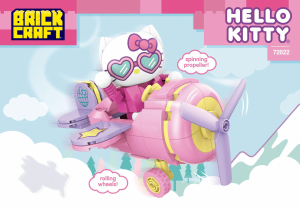 Manual Brickcraft set 72622 Hello Kitty Airplane adventure