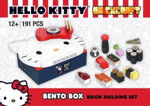 Manual Brickcraft set 72137 Hello Kitty Bento box