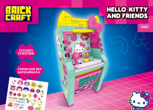 Manual Brickcraft set 72207 Hello Kitty Arcade