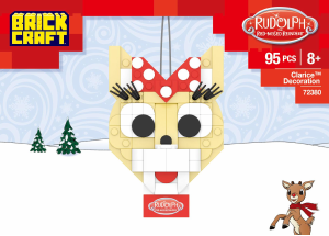 Manual Brickcraft set 72380 Rudolph Clarice decoration