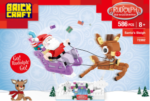 Manual Brickcraft set 72382 Rudolph Santas sleigh