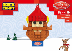 Manual Brickcraft set 72025 Rudolph Yukon Cornelius ornament