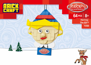Manual Brickcraft set 72024 Rudolph Hermey the Elf ornament