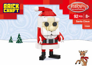Manual Brickcraft set 72020 Rudolph Santa Claus