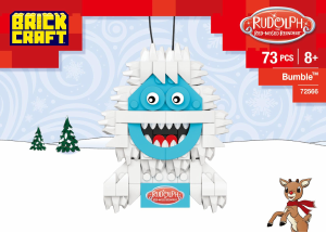 Manual Brickcraft set 72028 Rudolph Bumble ornament