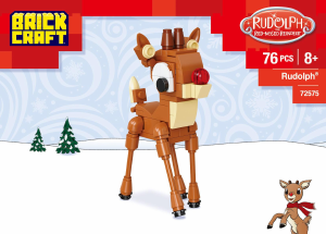 Manual Brickcraft set 72019 Rudolph The reindeer