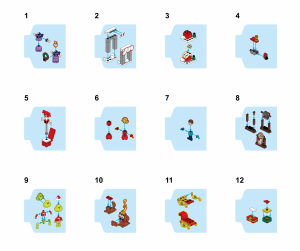 Manual Brickcraft set 72284 The Grinch 24 days of Grinchmas