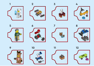 Rokasgrāmata Lego set 60475 City LEGO City 2025. gada adventes kalendārs